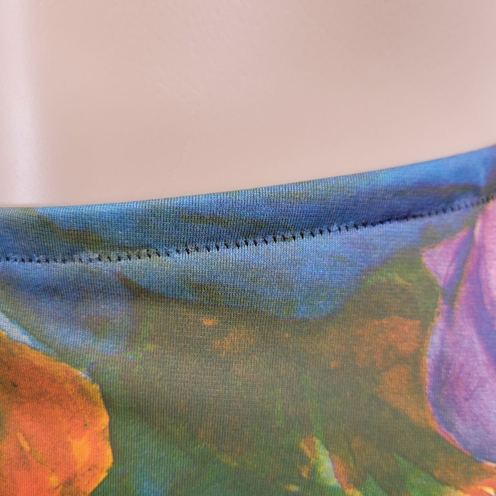 Van Roalte 60s Vintage Floral Multicolor Women's Half Slip Skirt - Picture 2 of 11